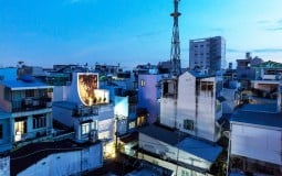 Nhà Sài Gòn có phần mái cong vút như mái đình Bắc Bộ