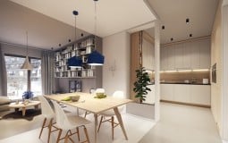 Thiết kế phòng khách hiện đại cho căn hộ chung cư