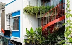 Ngôi nhà 3 tầng tại Đà Nẵng ghi điểm từ mặt tiền độc đáo đến không gian sống sang trọng