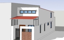 Mẫu nhà ống cấp 4 mái tôn đẹp, tiết kiệm chi phí