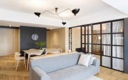 Khám phá không gian mở ấn tượng trong căn hộ ở Bucharest