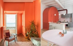 Màu cam san hô - xu hướng mới trong thiết kế nội thất