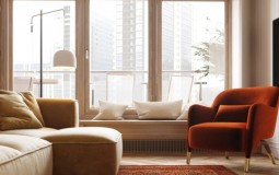 Độc đáo căn hộ 123m2 với tông màu cam đất hot nhất năm 2019