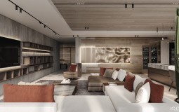 Thiết kế nội thất căn hộ chung cư sang trọng với không gian yên tĩnh