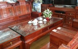 Sức hút từ những mẫu bàn ghế gỗ hương đỏ trong không gian nội thất gia đình