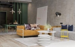 Lạ mắt với căn hộ phong cách công nghiệp rực rỡ sắc màu