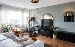 Sự đơn giản và hiện đại 'gói gọn' trong căn hộ trên tầng cao