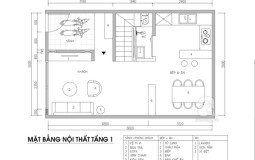 Tư vấn thiết kế nội thất nhà phố 2,5 tầng