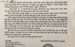 Sai phạm xây dựng công trình trên mái đê sông Đào của Bí thư xã Thành Lợi - Nam Định