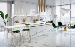 Mẫu bếp sang trọng cho nhà hiện đại