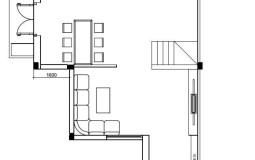 Bố trí nội thất tiện nghi cho ngôi nhà 3 tầng chữ L