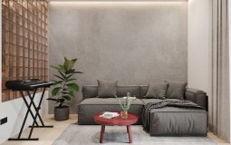 Không gian nhà nhỏ với điểm nhấn màu sáng tạo