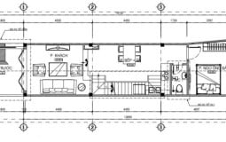 Giải pháp thiết kế cho mẫu nhà phố 1 trệt 2 lầu có sân thượng, mặt tiền 3,5m