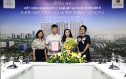 The Terra - An Hưng: Văn Phú - Invest trao sổ đỏ cho khách hàng mua nhà phố