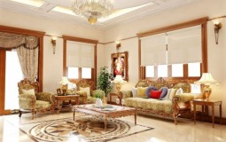 Trang trí phòng khách bằng bình hoa cho nhà đẹp