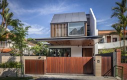 Ngôi nhà ở Singapore sở hữu phần mái hiên siêu rộng cùng không gian sáng thoáng tuyệt vời