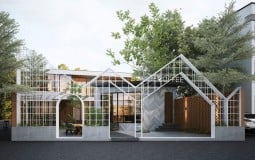 Cập nhật mẫu thiết kế quán cafe kết hợp nhà ở theo kiểu biệt thự vườn vô cùng mới mẻ