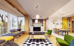 Phương án thi công nội thất chung cư 2 phòng ngủ đơn giản, mở rộng không gian