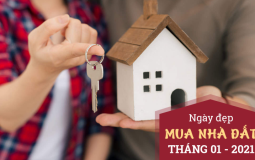 Tháng 1-2021 mua nhà ngày nào tốt?
