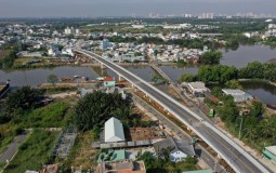 Thông xe cây cầu hơn 400 tỉ đồng tại huyện Nhà Bè