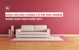 Thông tin giá bán căn hộ chung cư The Sun Avenue Thủ Đức năm 2021