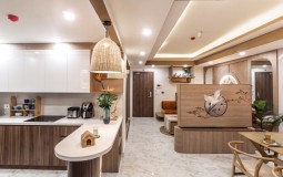 Căn hộ đậm chất Á Đông nhờ mây, tre, cói tại Sài Gòn