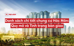 Chi tiết quy mô và tình trạng bàn giao các căn chung cư tại huyện Hóc Môn
