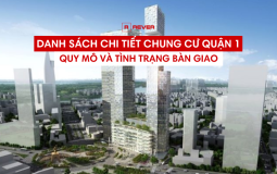 Thông tin tổng quan về quy mô và tình trạng bàn giao căn hộ chung cư Quận 1