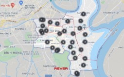 TP. Hồ Chí Minh: Bản đồ phân bổ chung cư các quận/huyện