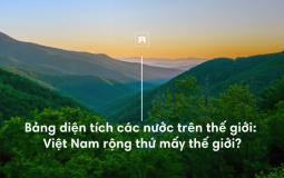 Diện tích lãnh thổ Việt Nam trên bảng diện tích thế giới