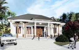BST biệt thự cấp 4 sang trọng, không bao giờ bị lỗi mốt