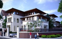 Bắt kịp xu hướng với các mẫu thiết kế biệt thự 3 tầng mái Nhật 2 mặt tiền sang trọng