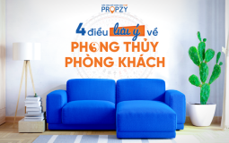 Phòng khách và những điều đáng lưu ý về phong thủy