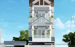 4 mẫu thiết kế + bản vẽ nhà ống 3 tầng 5x15m 4 phòng ngủ đẹp
