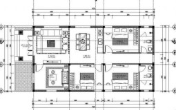 Gợi ý mặt bằng công năng nhà 3 phòng ngủ 1 tầng theo phong thủy