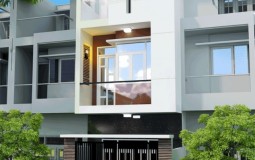 Ấn tượng với mẫu nhà 1 trệt 2 lầu 4×12 kiến trúc hiện đại