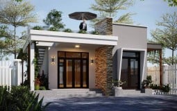Danh sách 5 mẫu nhà cấp 4 mái bằng 3 phòng ngủ đẹp hiện đại giá rẻ