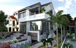 Tổng hợp 10 mẫu nhà 2 tầng 1 hầm đẹp đa chức năng