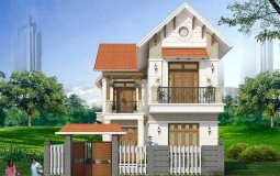 5 mẫu nhà 2 tầng mái thái mặt tiền 7m sang xịn như biệt thự