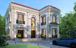 Mẫu thiết kế biệt thự 2 tầng chữ L sang trọng, đẳng cấp