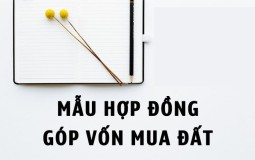 Mẫu hợp đồng góp vốn mua đất đúng chuẩn và đầy đủ nhất hiện nay