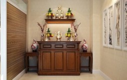 Phòng thờ nên sơn màu gì hợp tuổi và hài hòa không gian sống