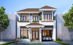 Mê mẩn 10 mẫu nhà 2 tầng mặt tiền 9m sang trọng đẳng cấp