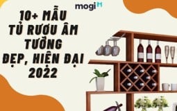 10+ mẫu tủ rượu âm tường phòng khách đẹp, sang trọng (2022)