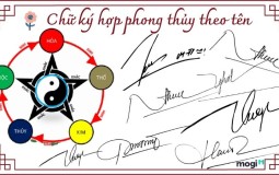 Chữ ký đẹp ngũ hành: Chữ ký phong thủy theo tên mang lại may mắn