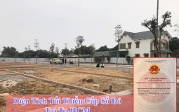 Diện tích tối thiểu cấp sổ đỏ tại TP.HCM là bao nhiêu m2