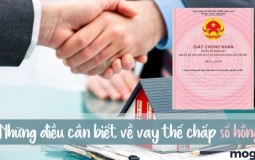 Những điều cần biết khi vay thế chấp sổ hồng