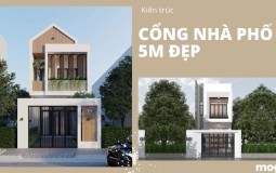 Bắt kịp xu hướng với 11+ mẫu cổng nhà phố 5m đẹp, hiện đại