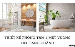 Bỏ túi 08 mẹo thiết kế phòng tắm 4m2 đẹp, tối ưu diện tích