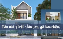 Mẫu nhà 1 trệt 1 lầu 5×15 giá bao nhiêu? Ý tưởng xây nhà giá rẻ